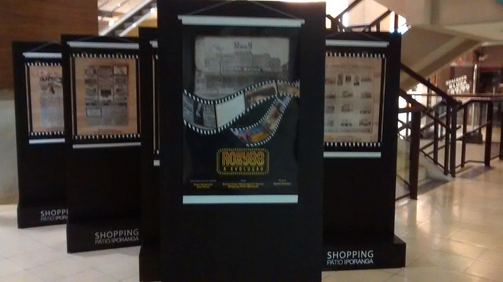 Shopping Pátio Iporanga recebe exposição Cine Roxy 80
