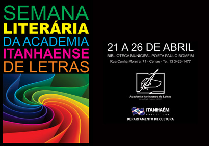 Semana Literária traz programaçao cultural no aniversário de Itanhaém