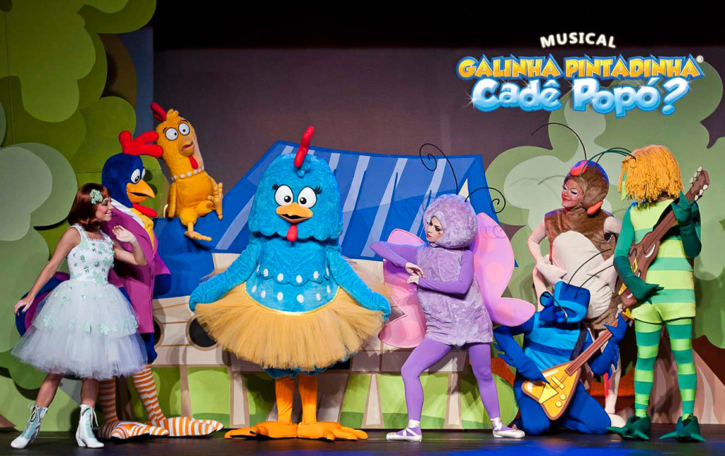 Peça infantil Galinha Pintadinha é apresentada neste fim de semana