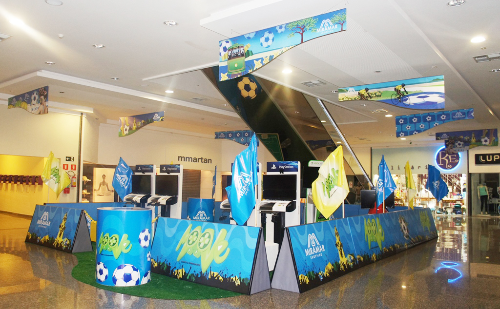 Espaço de Games agita o Miramar Shopping