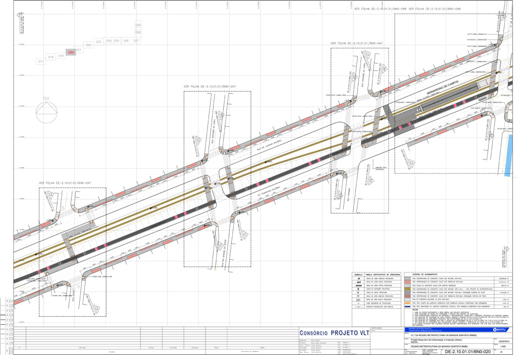 Traçado apresentado pelo EMTU