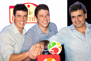 Rogério Lupião, Frederico Sanchez Cidral e Felipe Sanchez Cidra