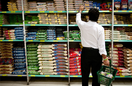 Vendas em supermercados aumentaram 2,24% em 2014