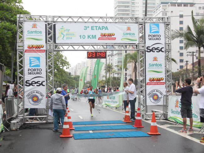 Campeonato Santista de Pedestrianismo bloqueia algumas ruas de Santos