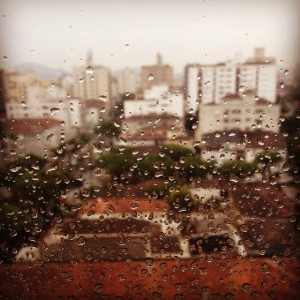 chuva santos