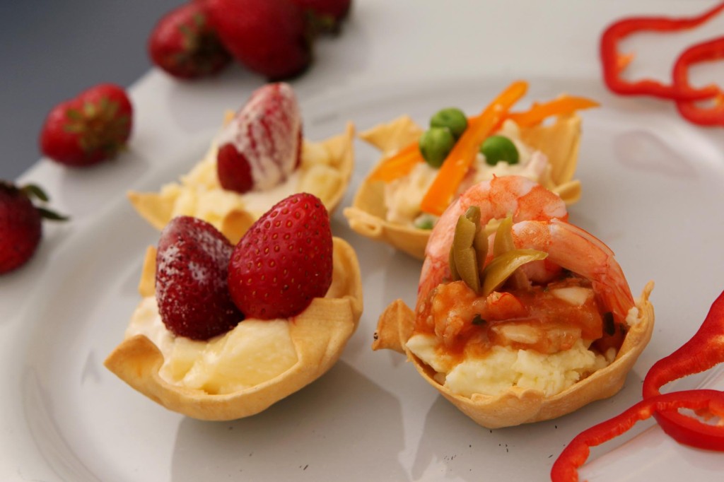 Cestinhas de pastel podem ser opções para as festas de fim de ano