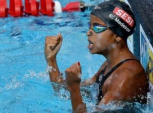 A medalha foi a primeira da natação feminina do país em Mundial de piscina longa (50 m). O melhor resultado do Brasil em piscina longa havia sido com a própria Etiene: quarta colocação nos 50 m costas em Barcelona-2013