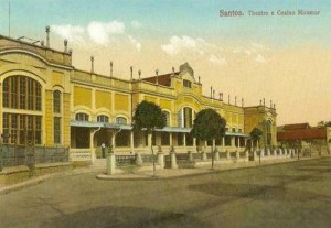 Cartão postal do Cassino Recreio Miramar circulado por volta de 1928. (Foto enviada a Novo Milênio por Ary O. Céllio)
