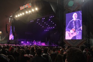 O grupo  Smashing Pumpkins foi um dos destaques do evento que reuniu quase 140 mil pessoas na Capital