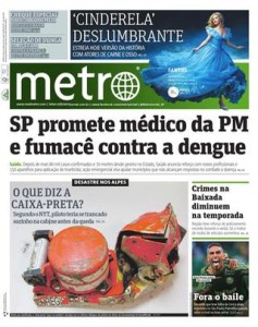Jornal Metro - Santos deixa de circular, conforme  entendimento dos acionistas da empresa