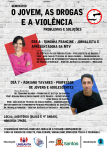 Soninha Francine e Adriano Tavares são os destaques do seminário