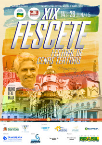 Festival acontecerá até o dia 28 de junho, com várias atrações culturais em teatros e espaços públicos. O ator santista Nuno Leal Maia será o homenageado.