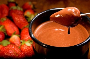 fondue de chocolate