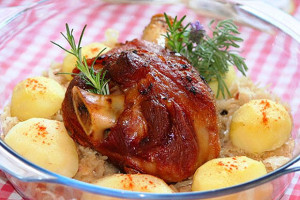 Joelho de porco, prato típico da Alemanha 