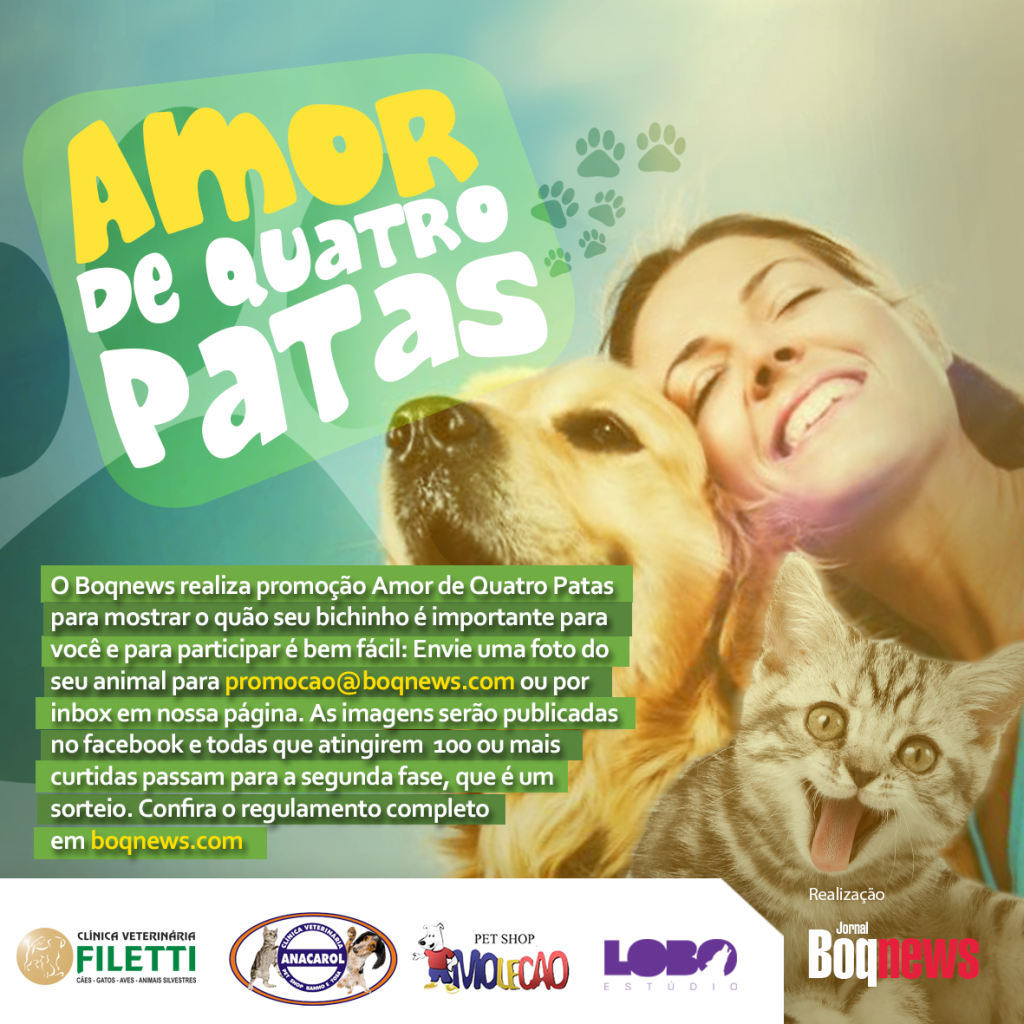 Participe da promoção “Amor de quatro patas”