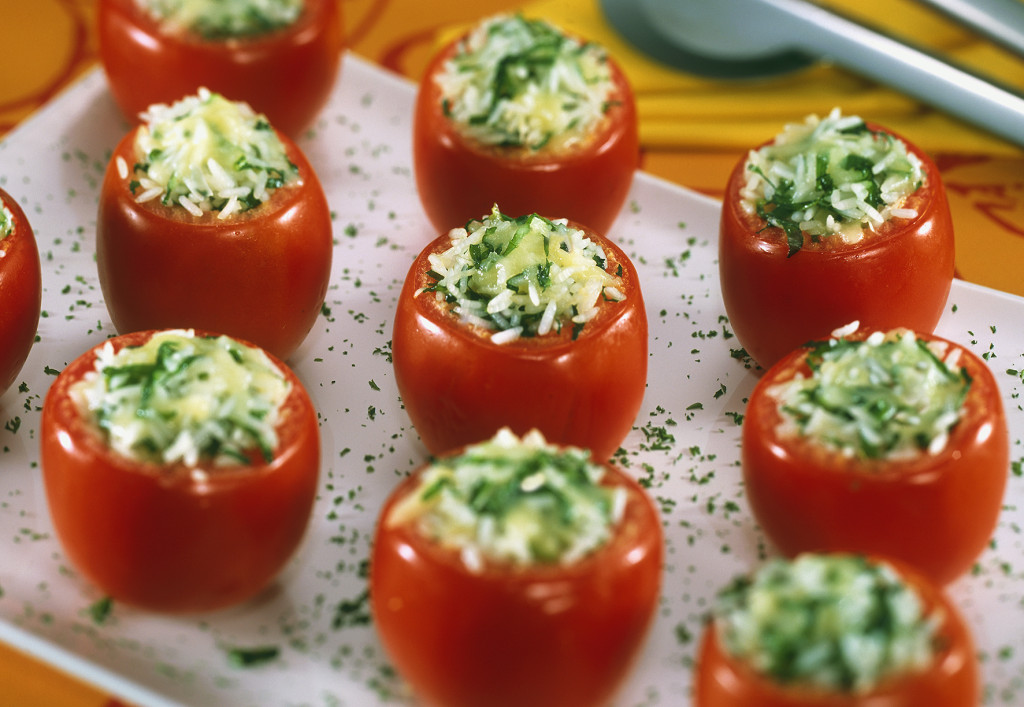  tomates recheados à pizzaiolo