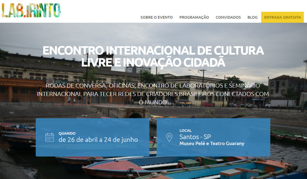 Encontro Internacional de Cultura Livre e Inovação Cidadã acontece nesta terça