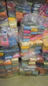 A droga estava em um terminal do cais santista