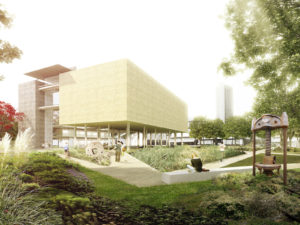 Maquete do museu do Trabalhador, em construção em São Bernardo do Campo