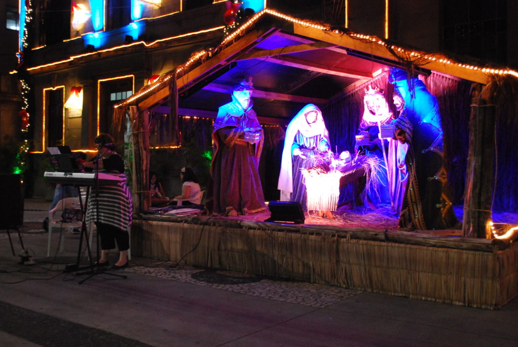 coração de maria presépio