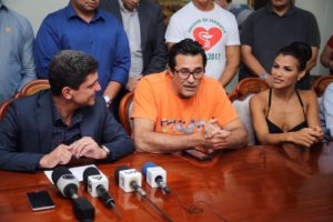 O ator participou de entrevista coletiva na sexta e interpretará Dom Manuel I