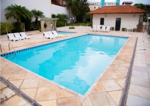 Uma das piscinas do hotel CasaBlanca