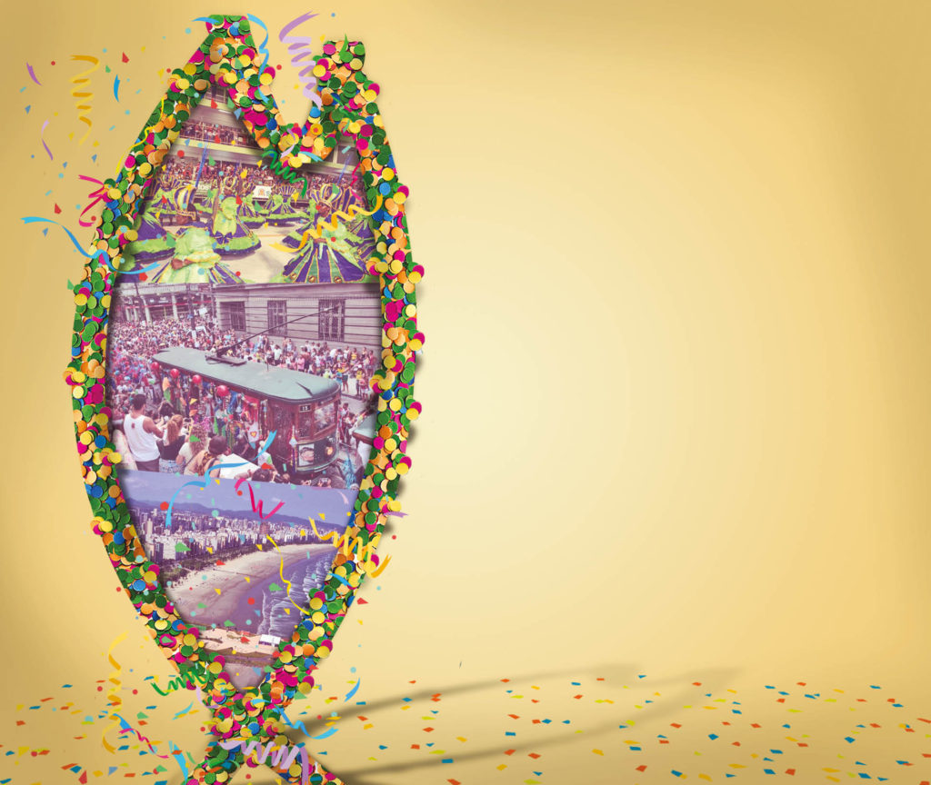 Folia na passarela será sem luxo em Santos