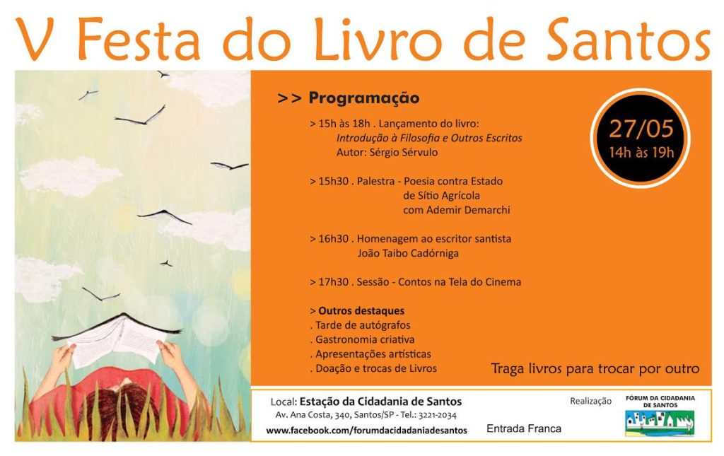 Programação que ocorrerá neste sábado