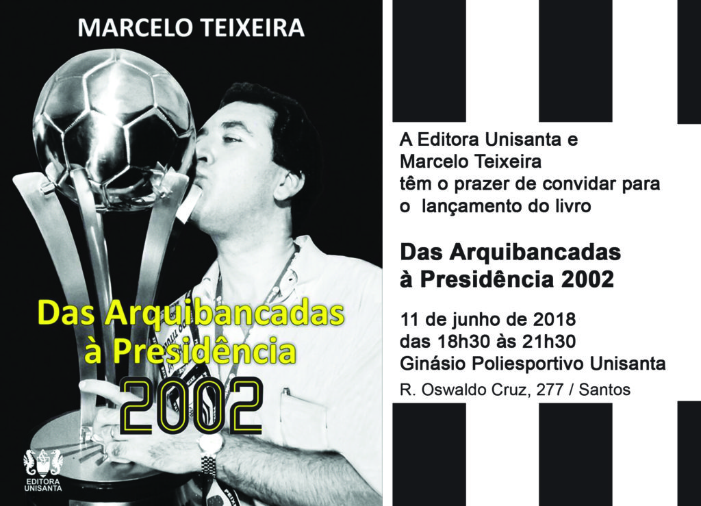 Marcelo Teixeira lança autobiografia ‘Das arquibancadas à presidência 2002’