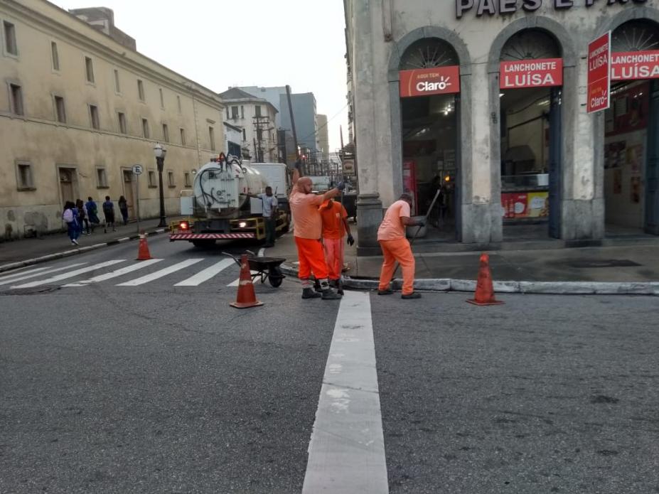 limpeza de galerias
