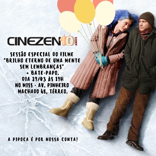 cinezen brilho eterno de uma mente sem lembranças