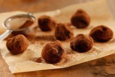 trufa de chocolate com azeite