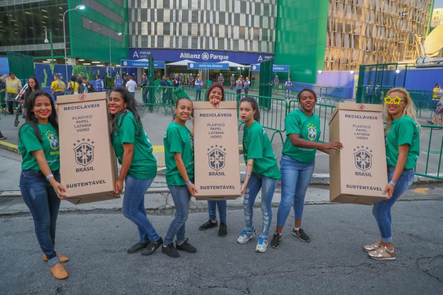 gestão de resíduos recicláveis cbf