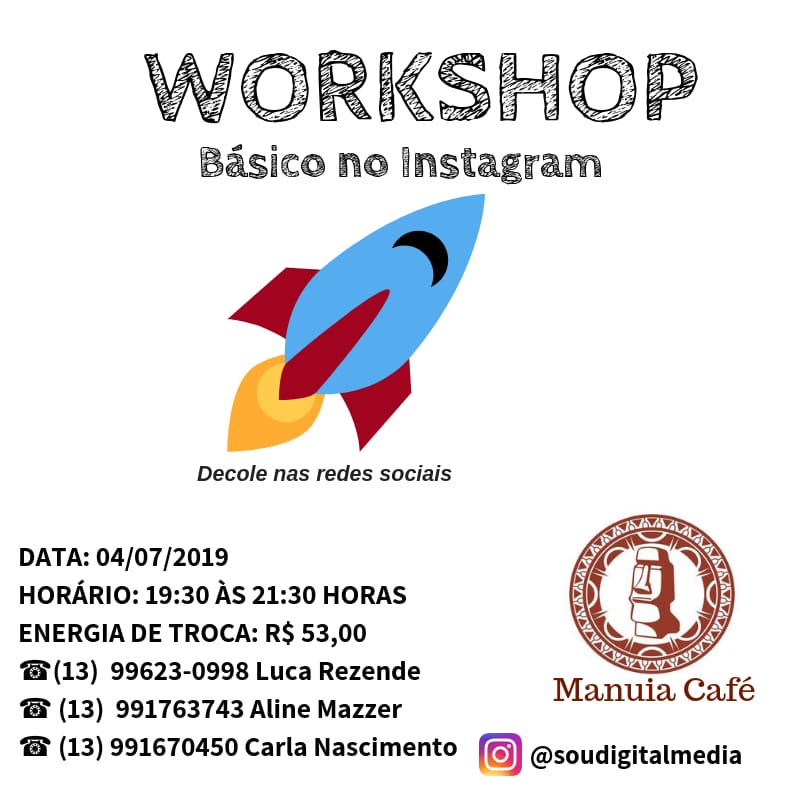 Workshop decole no Instagram