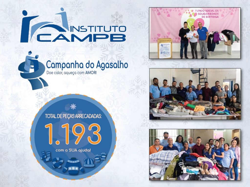 Campanha do Agasalho arrecada mais de mil peças em 20 dias