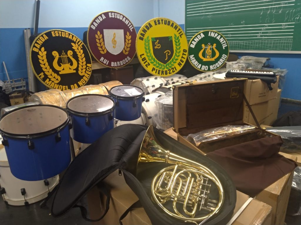 instrumentos fanfarra Cubatão