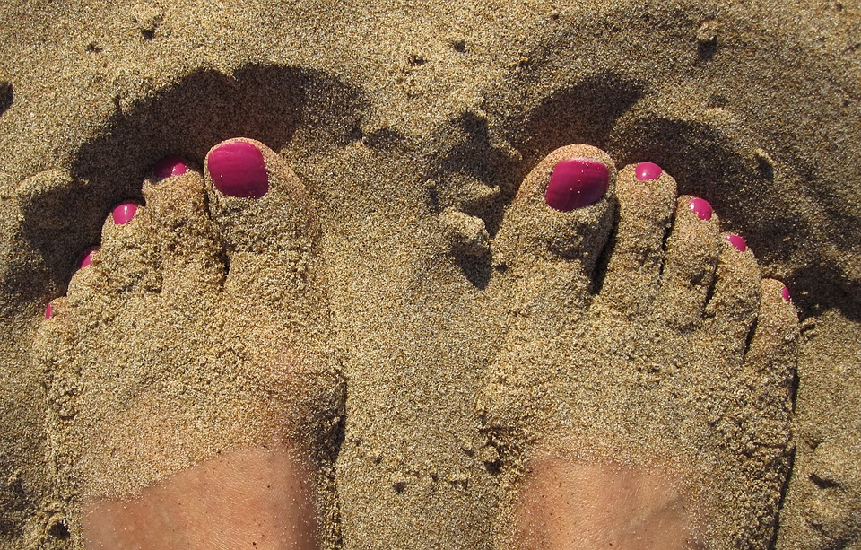 cuidados com os pés verão