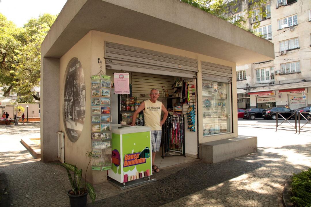 banca posto de informação turística