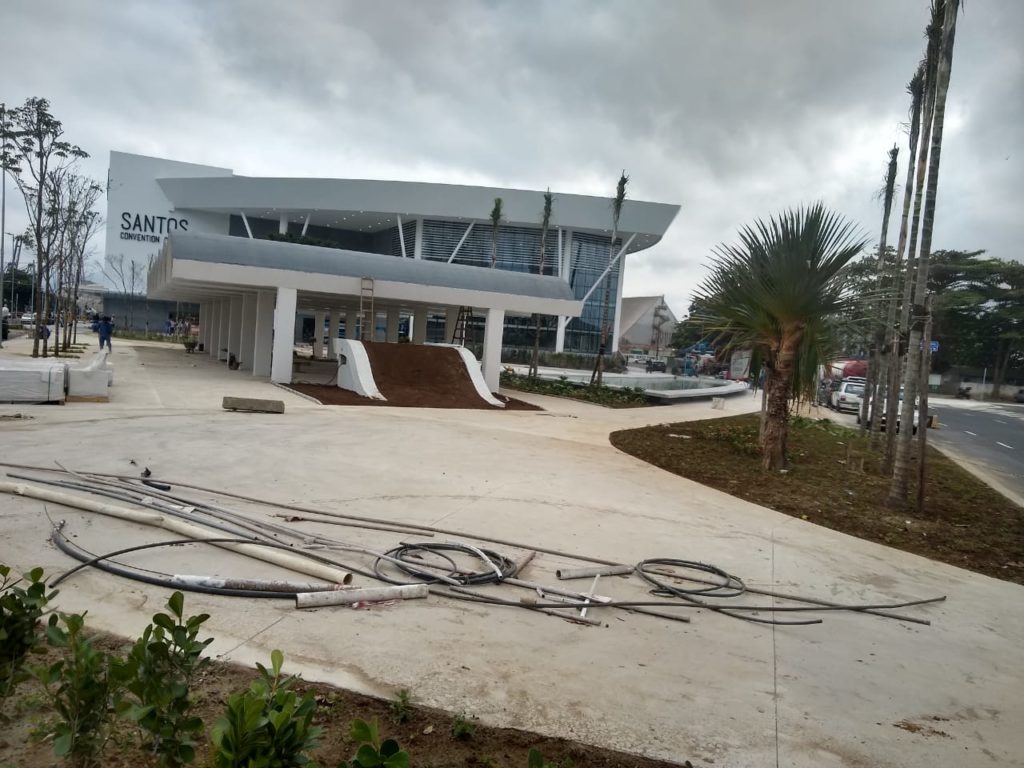 Santos Convention Center será entregue nesta sexta-feira