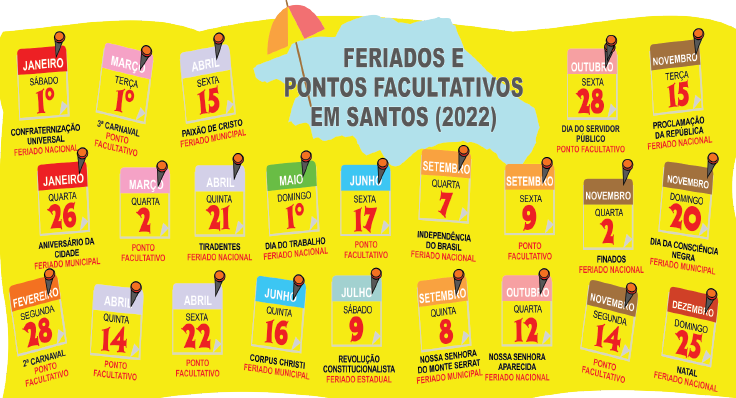 Calendário de agosto de 2022: feriados e datas comemorativas Calendário de  agosto de 2022: feriados e datas comemorativas