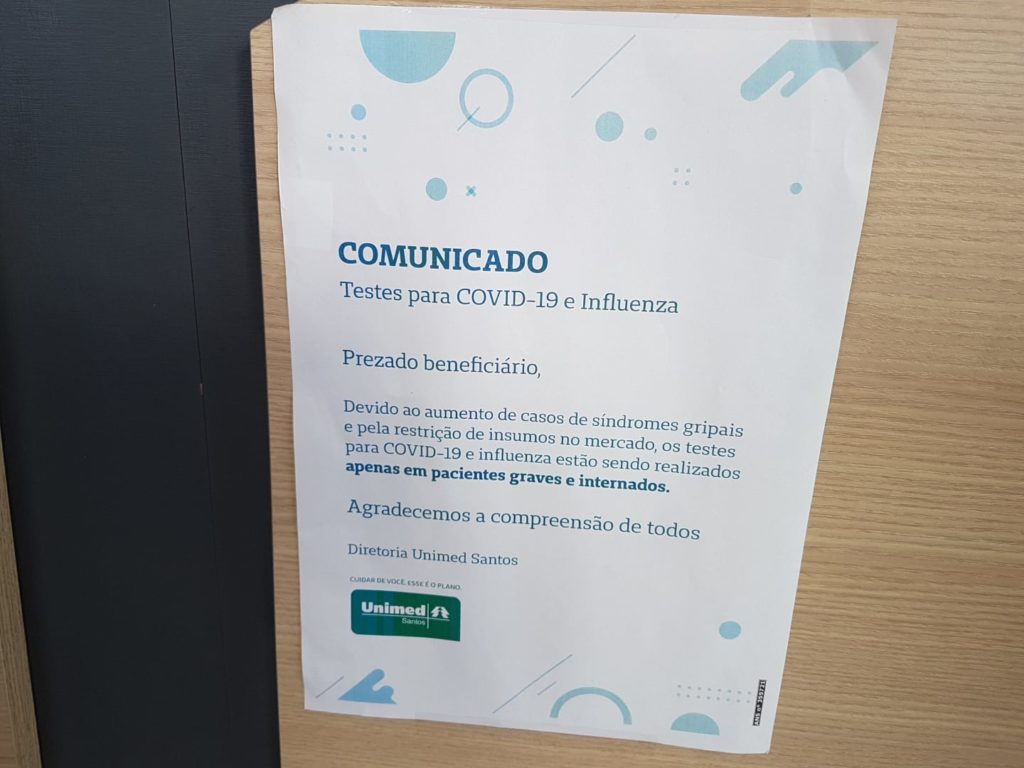 Planos de Saúde são obrigados a oferecer testes de gripe e covid, informa ANS