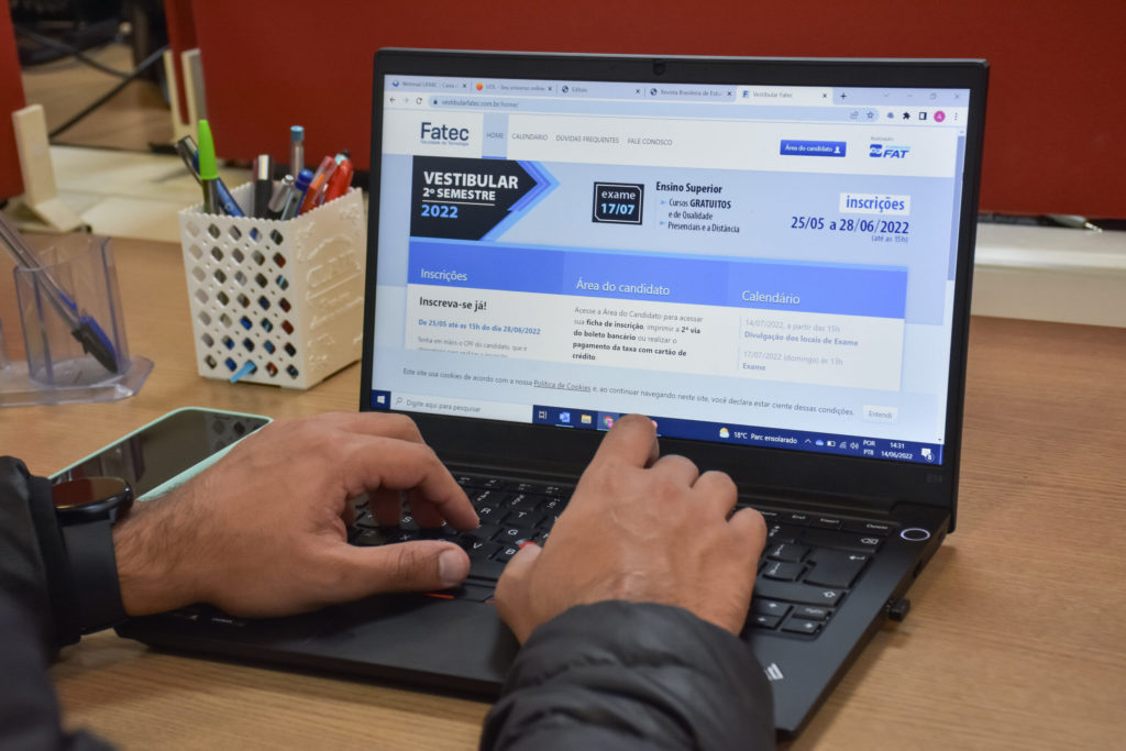 Inscrições para o vestibular da Fatec terminam na quinta (7), às 15 horas