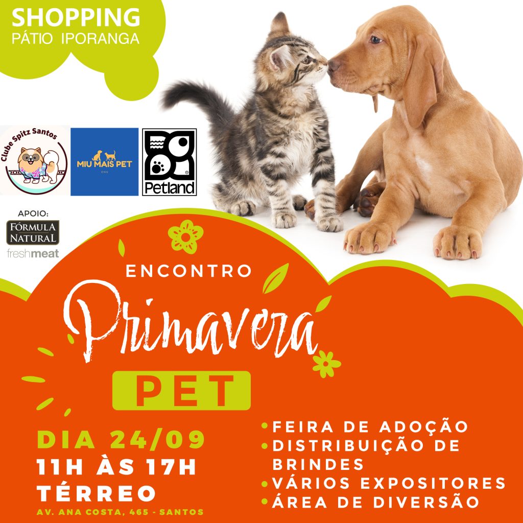 Pátio Iporanga celebra o início da primavera com evento “Primavera Pet “