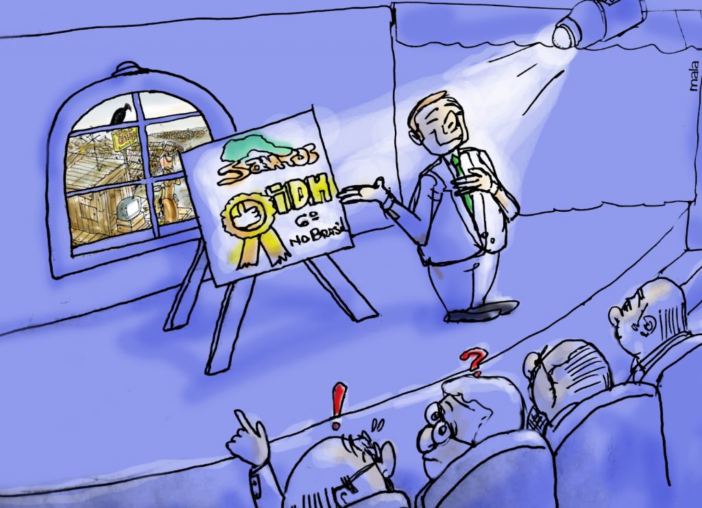 Santos de IDHs distintos e distantes