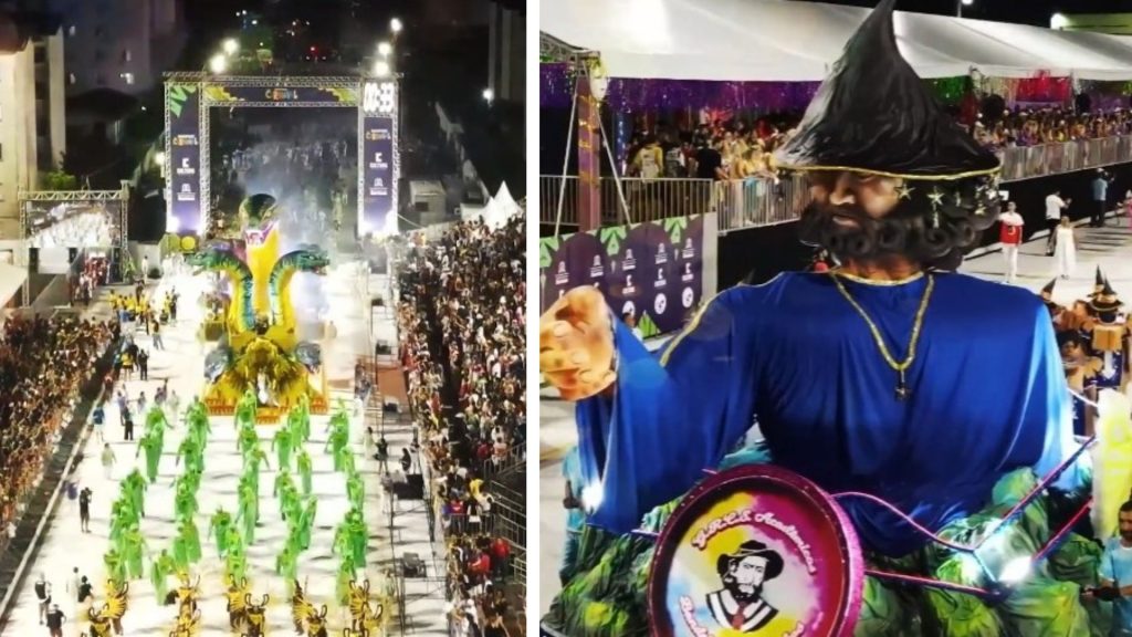 Unidos dos Morros e Bandeirantes do Saboó são campeãs do Carnaval em Santos