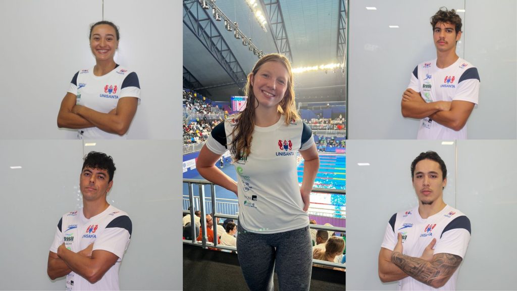 Unisanta apresenta equipe de natação com classificados para Paris-2024