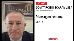 Confira a mensagem de Páscoa do bispo Dom Tarcísio Scaramussa