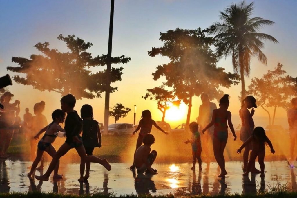 Outono começa com frente fria, mas será de calor acima da média em Santos