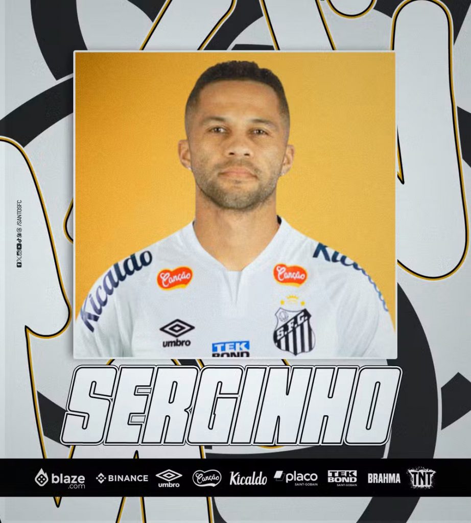 Santos anuncia a contratação por empréstimo do meia Serginho
