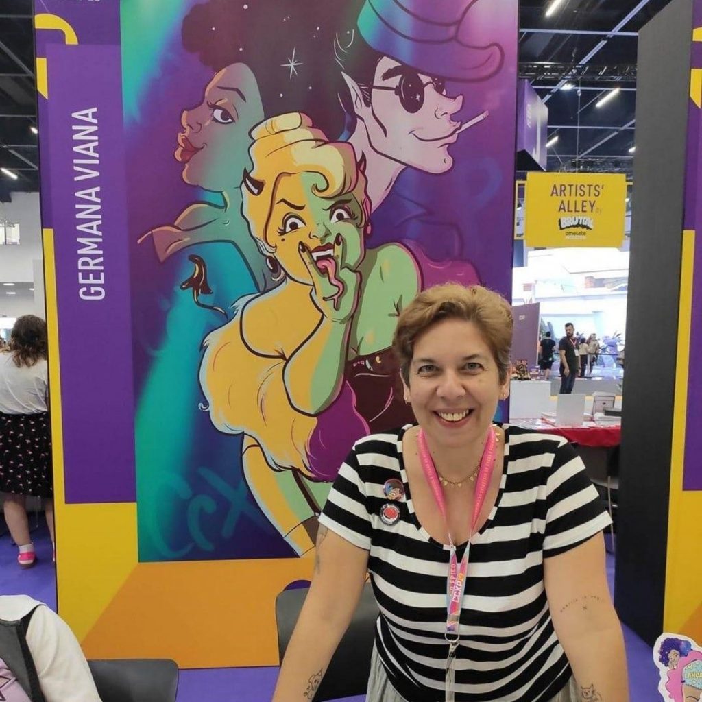 Gibiteca promove bate-papo literário com a escritora de HQ Germana Via
